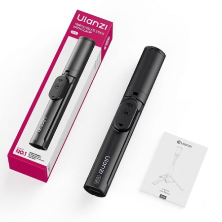 Ulanzi SK26 Phone Clamp Version (S015) - mini statyw i selfie stick z uchwytem do smartfona - zawartość zestawu
